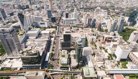 Bangkok City from above View Thailand
